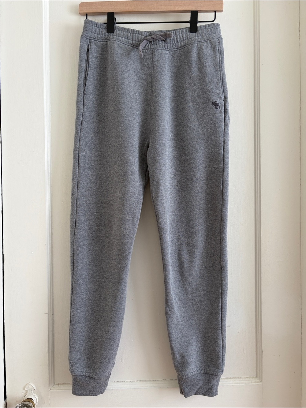 Abercrombie Kids Size 13 / 14 Marled Gray Sweatpants / Joggers / Jogging Pants